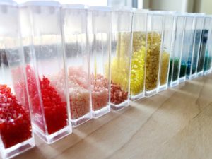 Mini perles - teintes sorbets