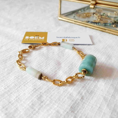 Bracelet UDAYA amazonite