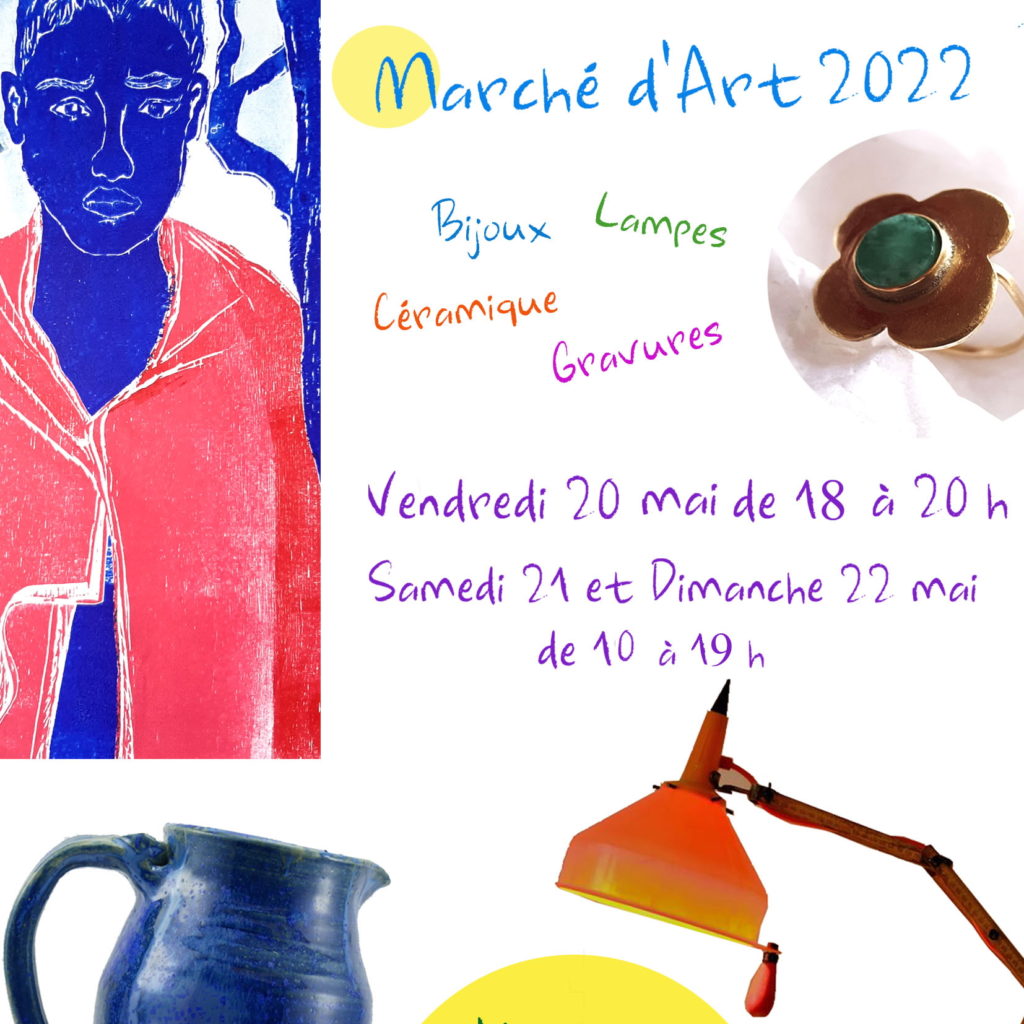 Affiche marché d'art