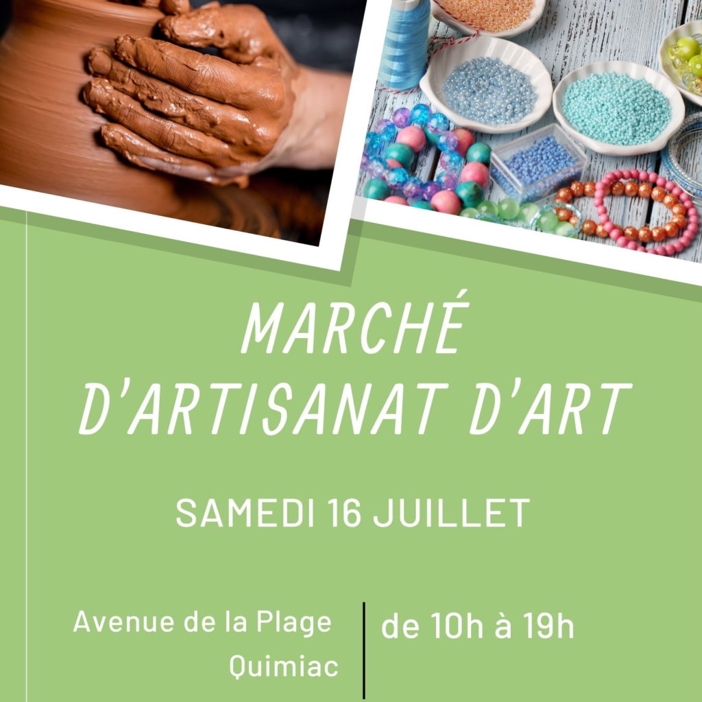 Marché Quimiac 16 juillet