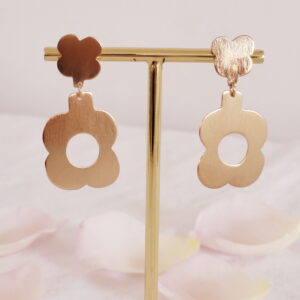 Boucles d'oreilles Fleur1 courtes presentoir