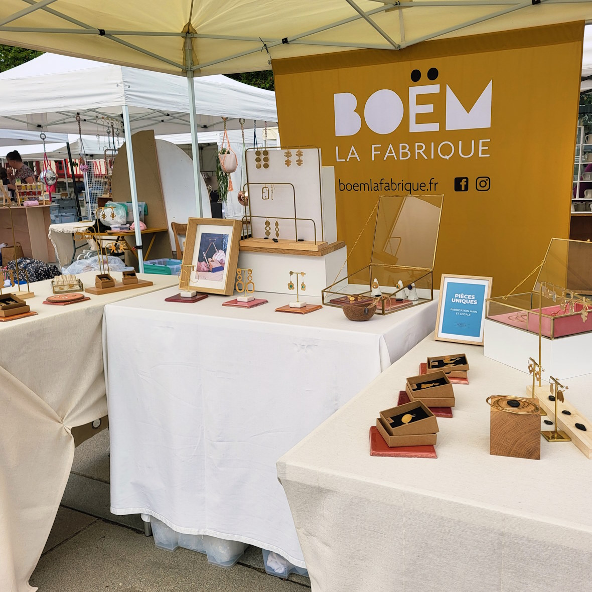 Stand Marché créateurs Vannes 2024