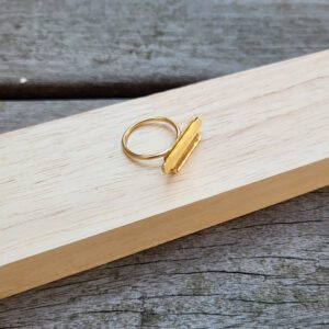 Bague BARDAGE plaqué or 18k